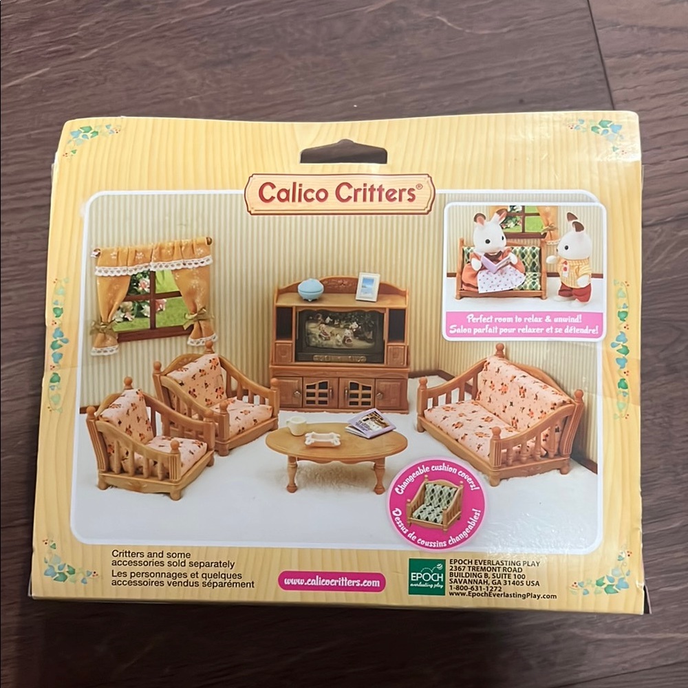 Calico Critters Comfy Living Room Set - Picture 3 of 8